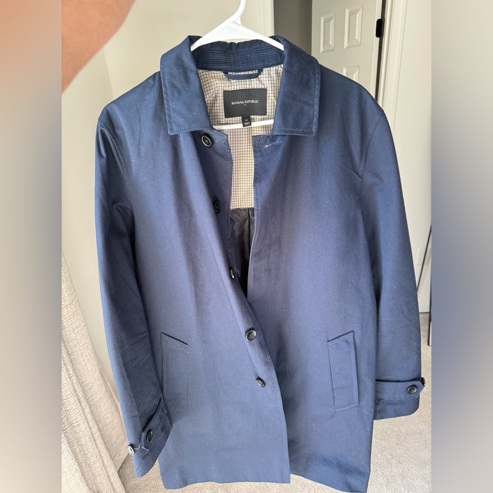 Mens banana republic overcoat